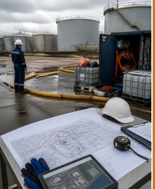 Разработка плана ликвидации разливов нефти в Белореченске